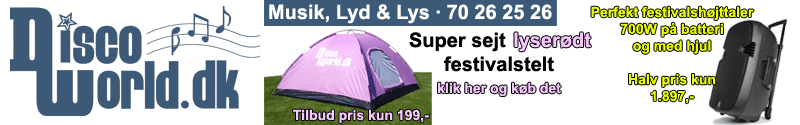 DiscoWorld Musik Lyd & Lys
