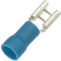 Crimp terminal, female blade, 1.5 - 2.5mm+ÿ cable, Blue, 6.3mm Crimp terminal, female blade, 1.5 - 2.5mm+ÿ cable, Blue, 6.3mm