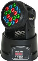 Moving Head Wash LED MHL-108 / 12-kanals DMX, 18x 3W RGB Moving Head Wash LED MHL-108 / 12-kanals DMX, 18x 3W RGB