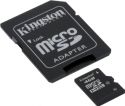 Kingston 4GB micro SD-kort inkl. adapter (Class 4) Kingston 4GB micro SD-kort inkl. adapter (Class 4)