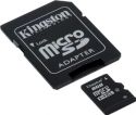 Kingston 8GB micro SD-kort inkl. adapter (Class 4) Kingston 8GB micro SD-kort inkl. adapter (Class 4)