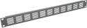 19" Blindpanel med ventilationshuller, sort 1U 19" Blindpanel med ventilationshuller, sort 1U