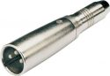 Adapter XLR-Male / 6.3 Stereo-Female Adapter XLR-Male / 6.3 Stereo-Female