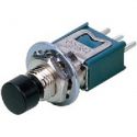 Mini trykknap sort MS-650/SW Mini trykknap sort MS-650/SW