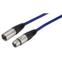 Audiokabel 10m blå MECN-1000/BL Audiokabel 10m blå MECN-1000/BL