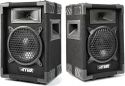 Højttalersæt i populært disco-look 2-vejs med 6" bas / 300W (pris er for 2 højttalere) Højttalersæt i populært disco-look 2-vejs med 6" bas / 300W (pris er for 2 højttalere)