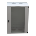 19" Rackskab - 6U til vægophæng 540x450mm (Single) Lysgrå W06F64G 19" Rackskab - 6U til vægophæng 540x450mm (Single) Lysgrå W06F64G