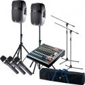 Komplet Hi-End/Prof. sang og musikanlæg 1800 watt Komplet Hi-End/Prof. sang og musikanlæg 1800 watt