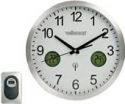 Velleman - Analog DCF vægur - Ø30cm m. inde-/udetemp. sensor Velleman - Analog DCF vægur - Ø30cm m. inde-/udetemp. sensor