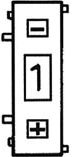 Fingerhjulsomskifter - 10 stilling, binær kompl. (24x7,62mm) Fingerhjulsomskifter - 10 stilling, binær kompl. (24x7,62mm)