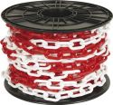 PEREL - Plastkæde - Rød/hvid, 25m på rulle (Ø8mm) PEREL - Plastkæde - Rød/hvid, 25m på rulle (Ø8mm)