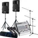 Komplet Sang og Musikanlæg 3 mik. / 1200 watt Komplet Sang og Musikanlæg 3 mik. / 1200 watt