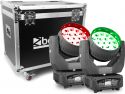 MHL1915 LED Zoom Moving head 2pcs in Flightcase MHL1915 LED Zoom Moving head 2pcs in Flightcase