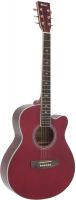 Dimavery JH-500 Cutaway guitar, red Dimavery JH-500 Cutaway guitar, red