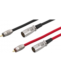 Phono-XLR kabel 1.5m MCA-158 tilslutningskabler forbindelse kabler audio lyd