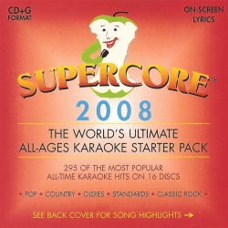 Supercore 2008 Karaoke 16 CD+G Disc Pack TILBUD NU pakke