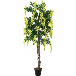 Europalms Wisteria, artificial plant, yellow, 150cm TILBUD NU gul