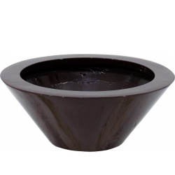Europalms LEICHTSIN BOWL-15, shiny-brown TILBUD NU skinnende brun skål