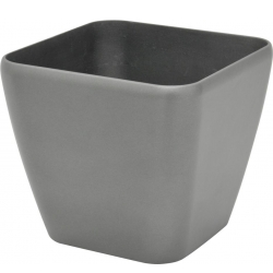 Europalms Deco pot LUNA-33, rectangular, silver rektangulære rektangulær gryde