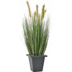 Europalms Moor-grass in pot, artificial, 60cm TILBUD NU morgræs gryde hede græs