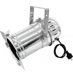 Eurolite PAR-56 Spot Long with Plug sil fåøjepå sølv prop lang stik med øje få