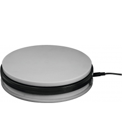 Europalms Rotary Plate 25cm up to 25kg silver TILBUD NU plade sølv til op