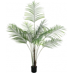 Europalms Areca palm with big leaves, artificial plant, 185cm håndflade blade