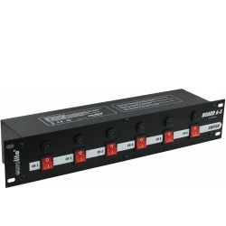 Eurolite Board 6-S with 6x Safety-Plugs sikkerhedsstik bestyrelse sikkerhed med