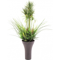 Europalms Mixed grass bush, artificial, 90cm TILBUD græsbuske blandet busk græs
