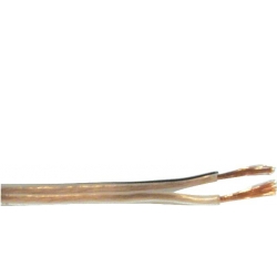 Omnitronic Speaker cable 2×1.5 100m clear højttalerkabel højttaler kabel klar