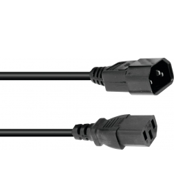 Omnitronic IEC Extension 3×1.5 10m bk TILBUD NU forlængelse