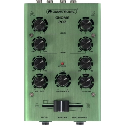 Omnitronic GNOME-202 Mini Mixer green TILBUD NU omnitronisk grøn