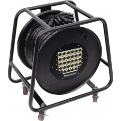 Omnitronic Multicore Stagebox 24/4 30m cable reel TILBUD kabelrulle kabel hjul