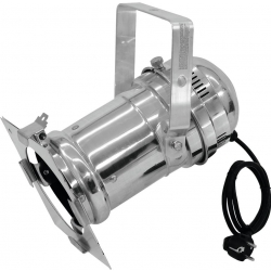 Eurolite PAR-46 Spot E-27 sil TILBUD NU fåøjepå sølv øje få på