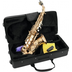 Dimavery SP-20 Bb Soprano Saxophone, gold TILBUD NU sopransaxofon saxofon guld