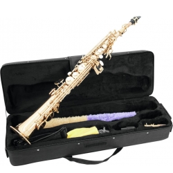 Dimavery SP-10 Bb Soprano Saxophone, gold TILBUD NU sopransaxofon saxofon guld
