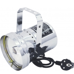 Eurolite T-36 Pinspot med stikprop, sølv TILBUD NU prop sølv stik med