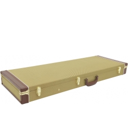 Dimavery Wooden Case for E-Guitars, tweed tilfælde guitarer guitar til træ