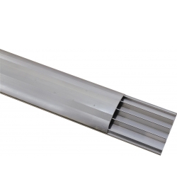 Eurolite Floor Cable Channel 75mm silver 2m gulvkabel kabel kanal etage sølv