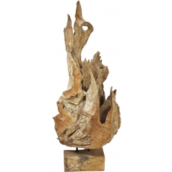Europalms Natural wood sculpture 160cm naturskulptur naturlig skulptur træ
