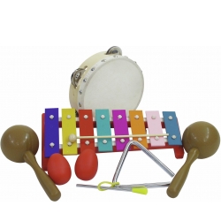 Dimavery Percussion-Set III, 7 parts TILBUD NU slagtøj dele sæt