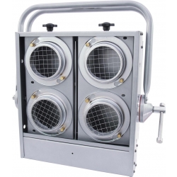 Eurolite Audience Blinder 4xPAR-36 sølv TILBUD NU publikum