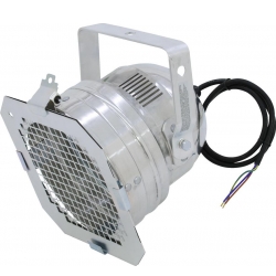 Eurolite PAR-56 Spot Short with Cable sil fåøjepå kabel kort sølv med øje få på