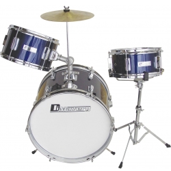 Dimavery JDS-203 Kids Drum Set, blue TILBUD NU trommesæt tromme børn blå sæt