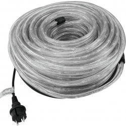 LED Lysslange i kraftig gummidesign til udendørs og indendørs brug / 230V /  blå