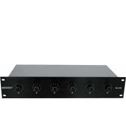 Omnitronic PA 6-Zone Stereo Vol-Cont45W bk TILBUD NU stereoanlæg