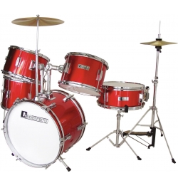 Dimavery JDS-305 Kids Drum Set, red TILBUD NU trommesæt tromme børn rød sæt