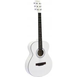 Dimavery AW-303 Western guitar white TILBUD NU vestlig hvid