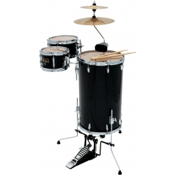 Dimavery CDS Cocktail Drum set, black TILBUD NU trommesæt tromme sort sæt