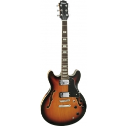 Dimavery SA-610 Jazz Guitar, sunburst TILBUD NU